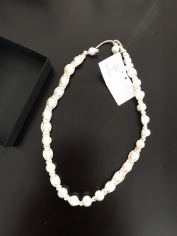 Pearl necklace.