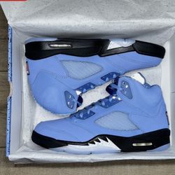 Jordan 5 Unc Euro Light Blue 