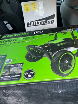 Greenworks Pro Brushless Pressure Washer. 3000 Max PSI 2.0 GPM