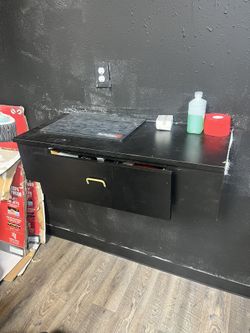 Barbershop equipment and chairs