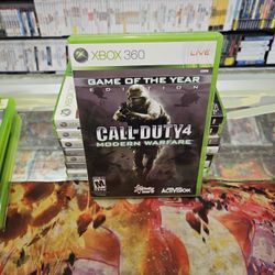 Call of Duty 4 Modern Warfare Game of the Year CIB W/ Manual - Tested - Xbox 360