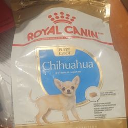 2 Bags Of Royal Canin Chihuahua Puppy Food.