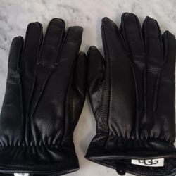 Men's Leather Gloves - Med.