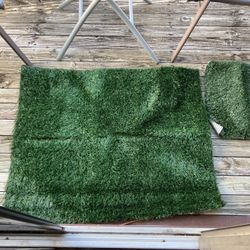 Lot Of Three Dog Artificial Turf Pads For Small To Medium Dogs