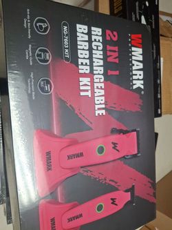 WMARK Pro Pink 2in1 Barber Kit Clipper Trimmer  NG-7603