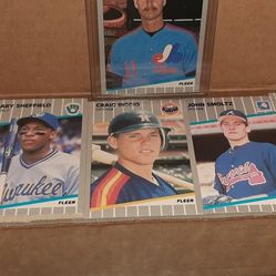1989  FLEER FACTORY BASEBALL SET ( No Ken Griffey  Jr)