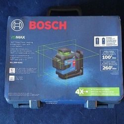 Bosch
260 ft. Green Self Leveling Line Laser Level, Fine Adjustment Mount and Hard Carrying Case