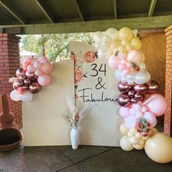 Boho Theme Backdrop