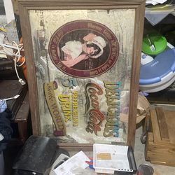 Vintage Coca-Cola Mirror 