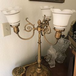 Antique 3 Arm Lamp