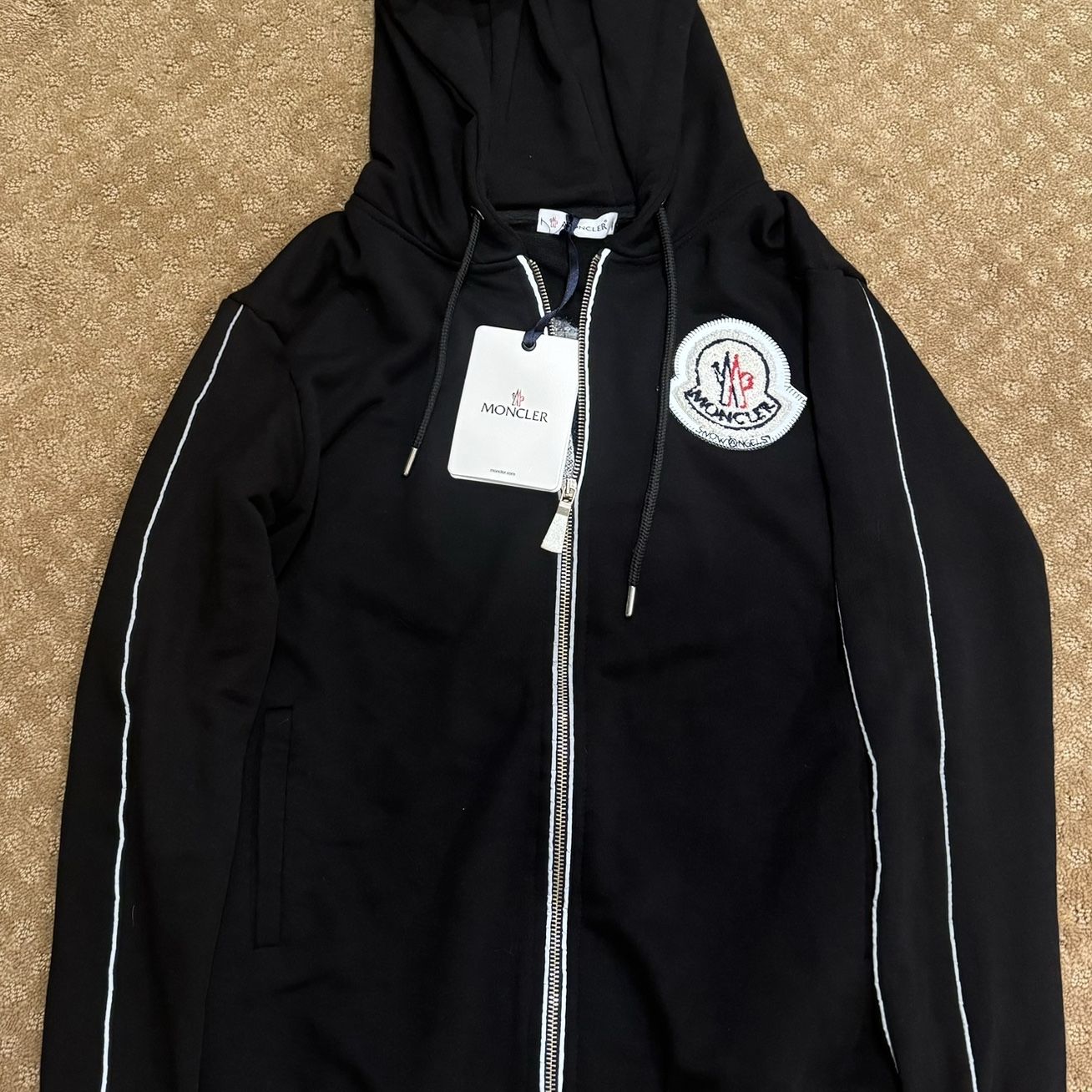 Moncler Full Zip Hoodie for Sale in La Costa, CA - OfferUp