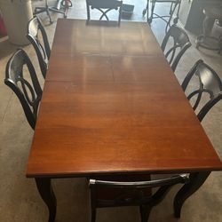 Table and 6 Chairs