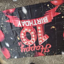 10th birthday Banner 
