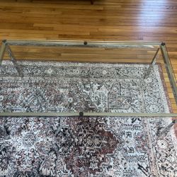 Metal & Glass Coffee Table