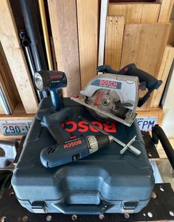 24 volt Series Bosch Cordless Tool Set WITH CASE