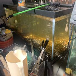 80 Gallon Fish Tank Aquarium and Stand