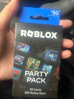 NEW ROBLOX PARTY PACK. 25 Cards 200