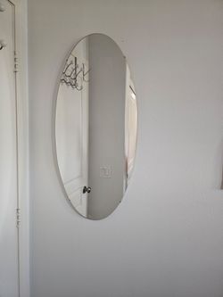 Oval Mirror 16,5"×35"