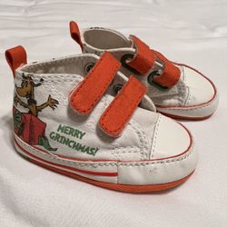 Christmas Converse Baby Shoes 