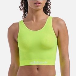 Adidas Intimates Light Support Bralette 4A3H67 Solar Yellow Women’s Small NWT