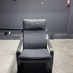 Black Patio/Beach Cushion chair 