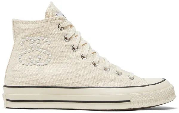 Converse Chuck Taylor All-Star 70 Hi Stussy Fossil Pearl 11.5 M