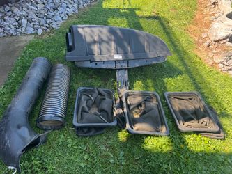 Cub Cadet Triple Bagger For 50-54” Riding Mower. Read Below