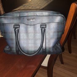 Hugo Boss eel Skin Pebble Leather mens Briefcase 