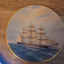 Vintage Fleetwood Collection Golden Age Sail Plate #11