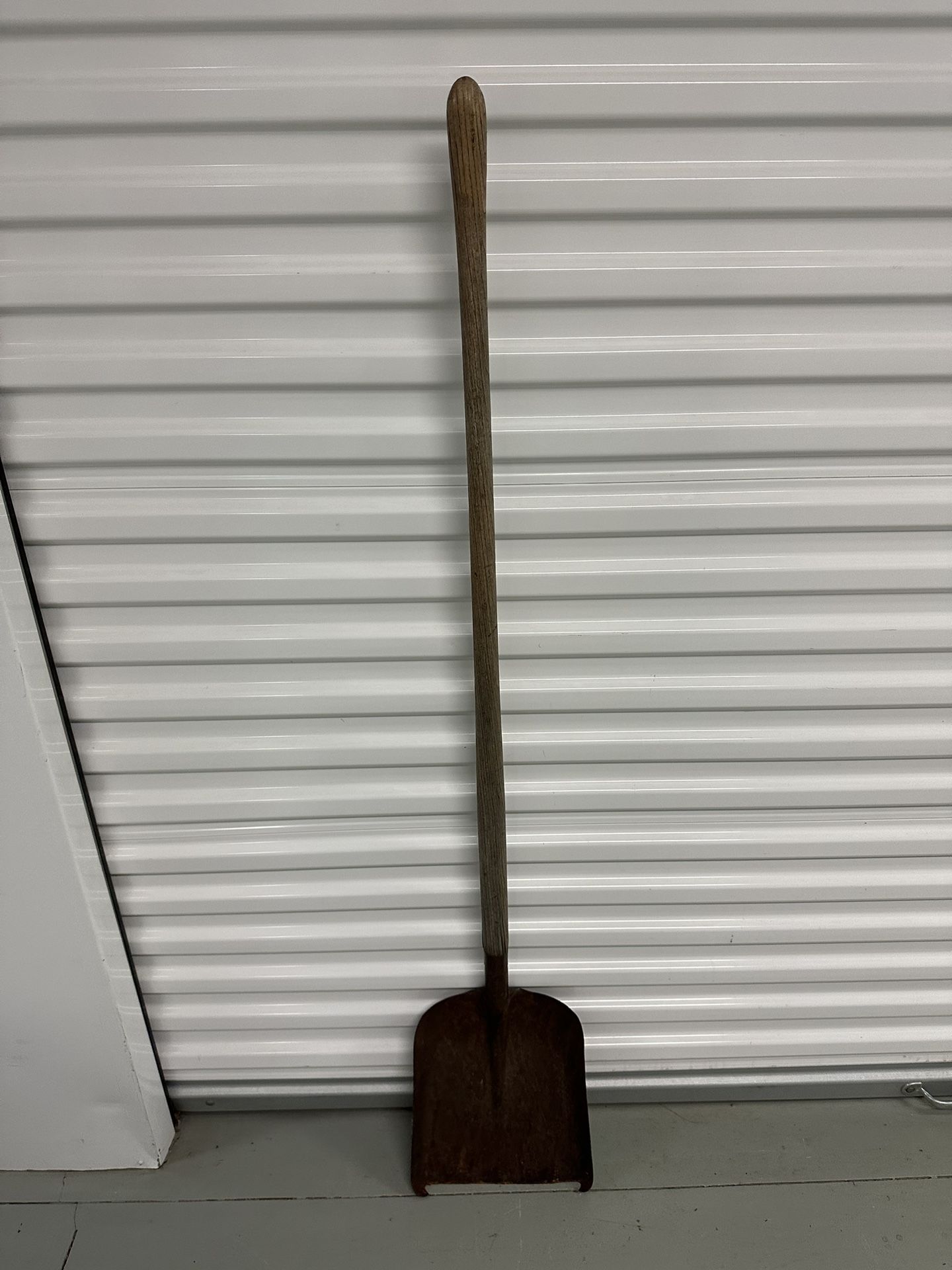 Vintage Steel Coal Ash Shovel w/ Solid Wood Handle