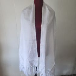 Vintage White Scarf
