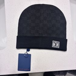 louis vuitton black beanie