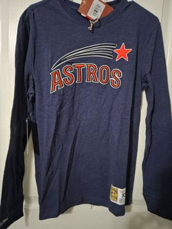 Houston Astros XS Mitchell & Ness Long-sleeved Shirt $55 Retail