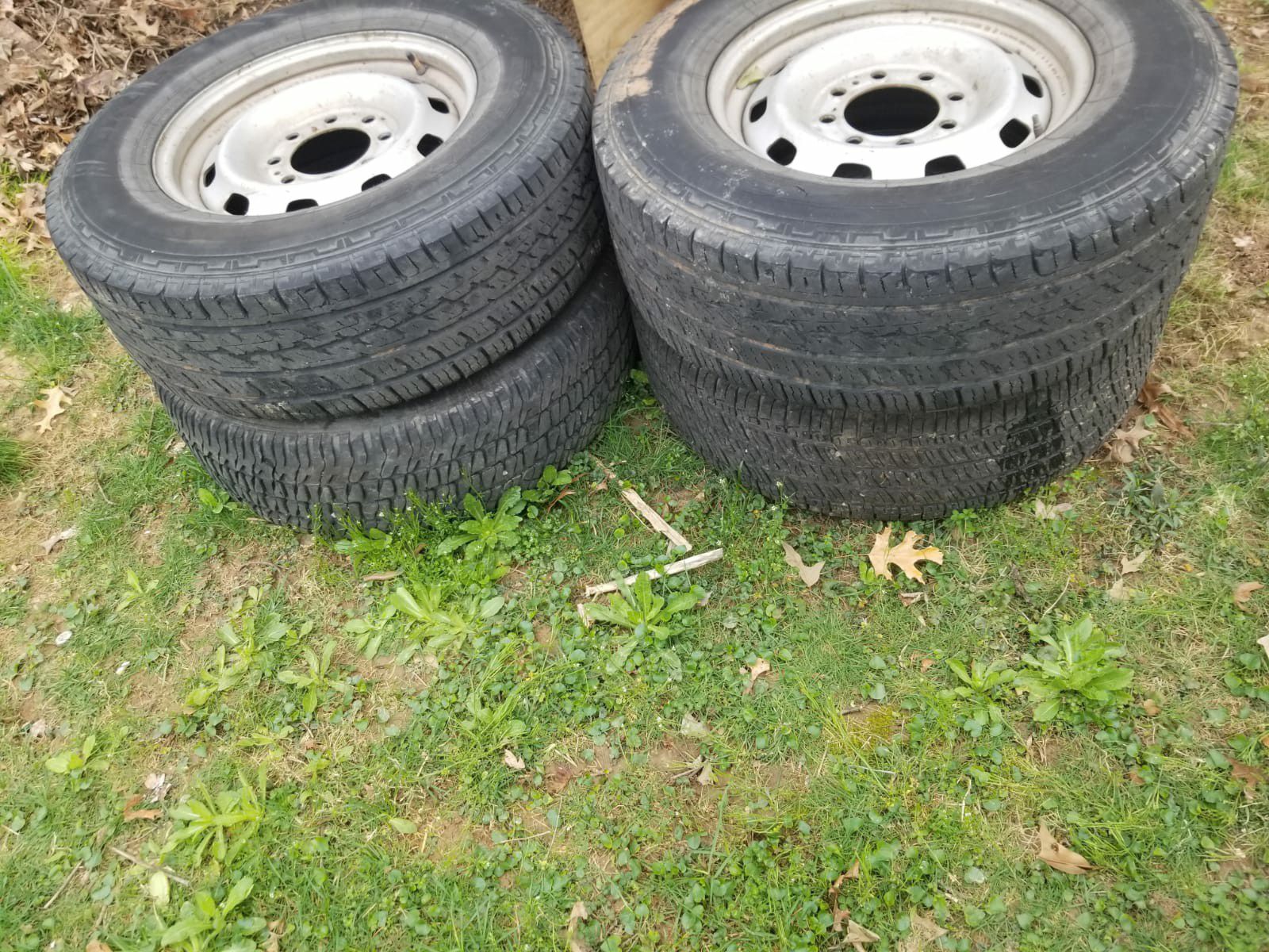 265/70/17 steel wheels and tires