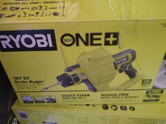 Ryobi 18V ONE+ 25ft Drain Auger
