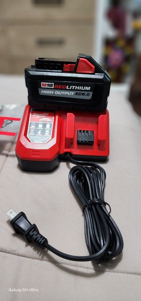 Milwaukee Battery 6.0 And Fast Charger