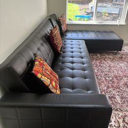 Modern Convertible Sectional Sofa Bed – Excellent Condition – $350