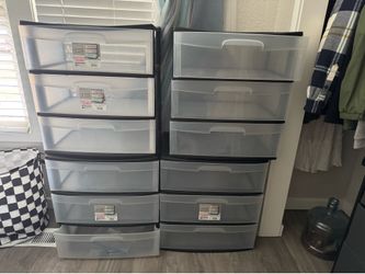 Plastic bins