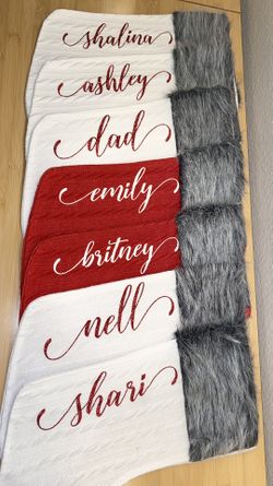 Personalized Christmas Stockings 🎄🎄