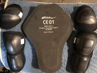 Motorcycle jacket pads