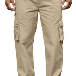  Brand New Men’s Cargo Pants Relaxed-Fit Size Large
