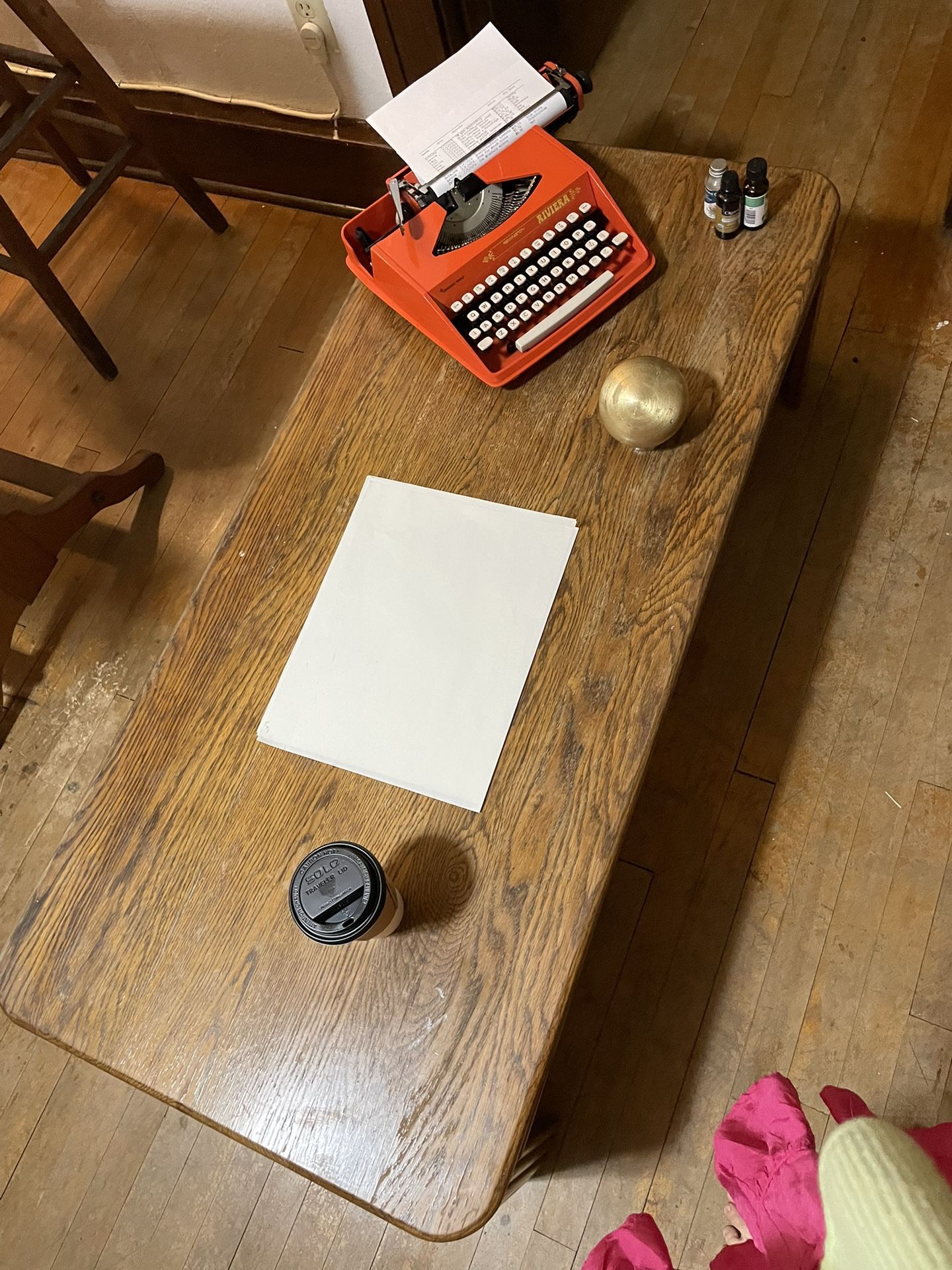 MCM Solid Wood Coffee Table
