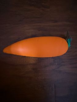 Carrot squeeezy sensory toy