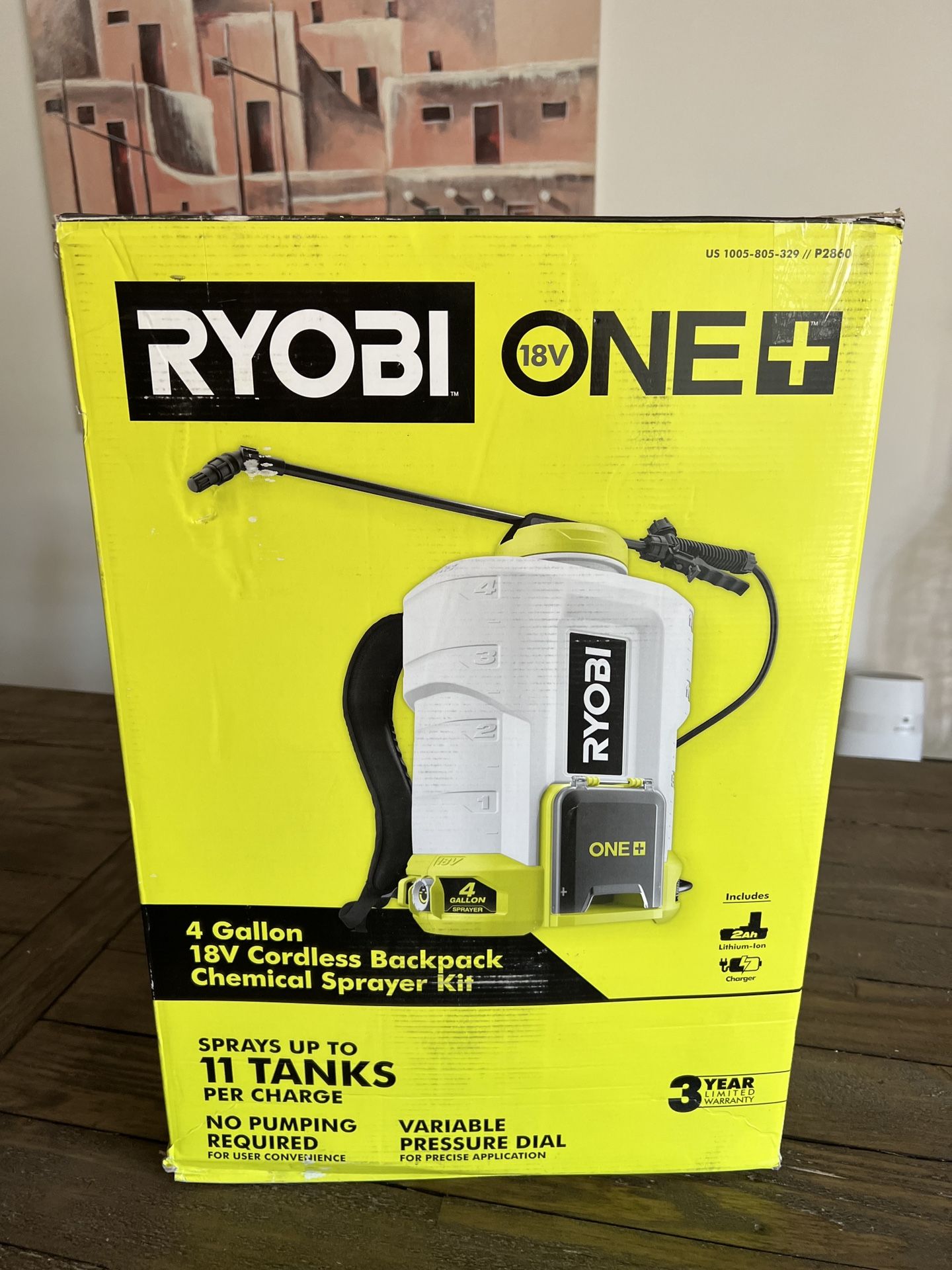 18V ONE+ 4 GALLON BACKPACK CHEMICAL SPRAYER Kit - RYOBI Tools