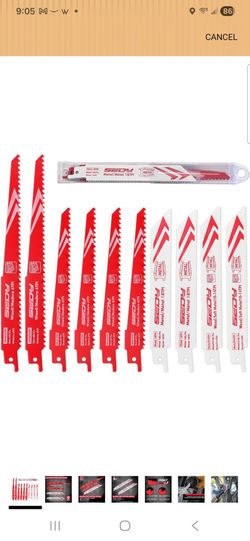 Reciprocating Saw Blades