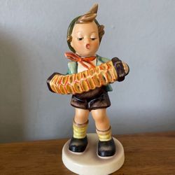 VINTAGE HUMMEL “Accordion Boy” PORCELAIN FIGURINE #185 - 5” - TMK6 