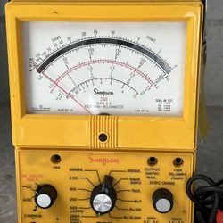 SIMPSON ELECTRIC Analog Multimeter