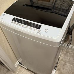 2.8 cu. ft. Top Load Portable Washer with Stainless Steel Basket with Impeller in White