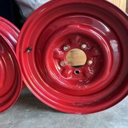15” Rims (Powder Coated Red)
