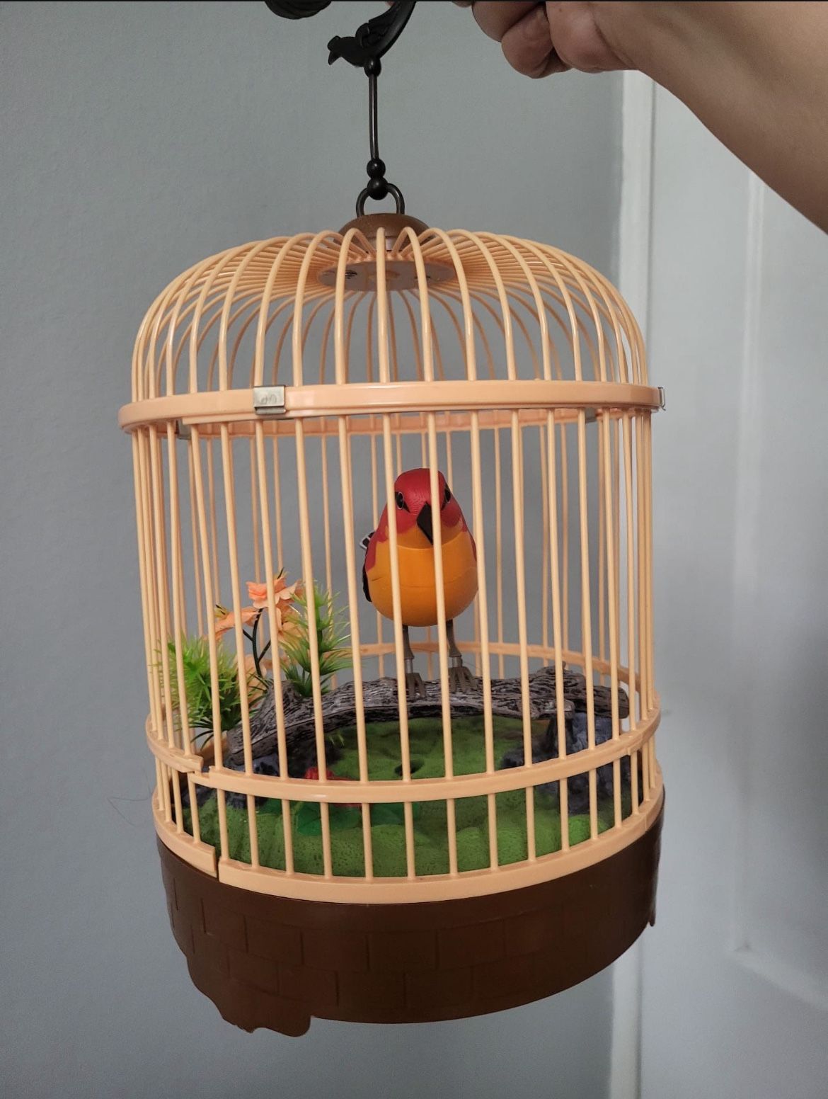 Toy Bird With Cage